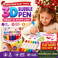 💥LAST DAY BUY 1 GET 1 FREE!!🎁🔮Magic Pen – Draw 3D with one stroke!🎄DIY Bubble Popcorn Drawing Pens