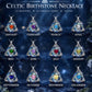 🌲Xmas Hot Sales - 50% off💝Birthstone Celtic Knot Necklace for Women💎