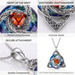 🌲Xmas Hot Sales - 50% off💝Birthstone Celtic Knot Necklace for Women💎