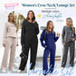 🔥LAST DAY SALE - 60% OFF👍Women's Crew Neck Top & Drawstring Pants Set✨