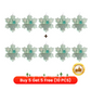 🎄Christmas Pre Sale￡4.99!!☃️🌊Snowflake-Shaped Sea Glass Friendship Decor❄✨ Shaped by Nature & Crafted by Hand!