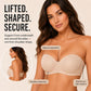 ⏳LAST WEEK SALE -ONLY £14.99!🖤💐Women's Convertible Strapless Minimiser Bandeau Bra Underwire Unlined for Large Bust