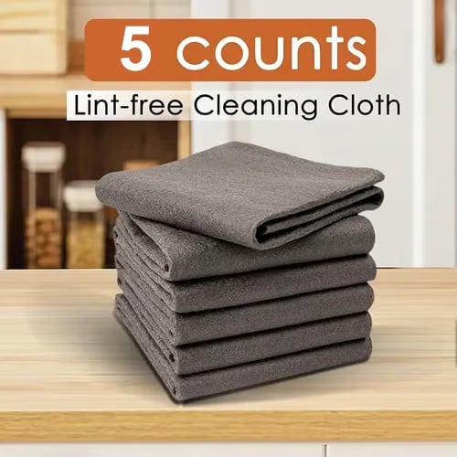 👍LAST DAY 49% OFF🧼🌟Thickened Magic Microfiber Cloth (Set of 5 pieces)