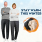 ⏳LAST DAY SALE 50% OFF!! ✨Unisex Super Cozy & Warm Fleece-Lined Waterproof Pants