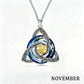🌲Xmas Hot Sales - 50% off💝Birthstone Celtic Knot Necklace for Women💎
