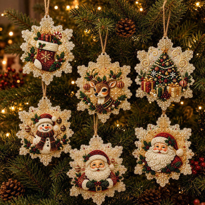 🥳2026 HOT SALE🥳💞50K+ SOLD! 🎄✨ 50% OFF! Christmas DIY Painting Ornaments – make sparkling 5D pearl decorations yourself. Unique, handmade & full of festive charm 🖌️💎