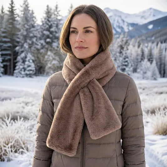 🎄60% OFF NOW! 🎉50K+ SOLD!🎁Cozy Scarf with Hidden Pocket – Warm, Soft & Secure Zipper🧣