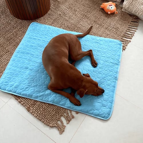 🔥Summer Hot Sale - ONLY £7.99!!⚡50K+ SOLD!🧊Pet Cooling Ice Silk Mat