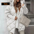 💥Winterschlussverkauf👉🔥Damen Midi parka with knitted sleeves❄️💝