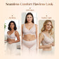 💗LIMITED TIME SALE 50% OFF⚡50K+ SOLD💕 Jelly Wireless Womens Comfortable Wireless Bras Push Up Bralettes Seamless Tshirts Bras Deep V Everyday Bras