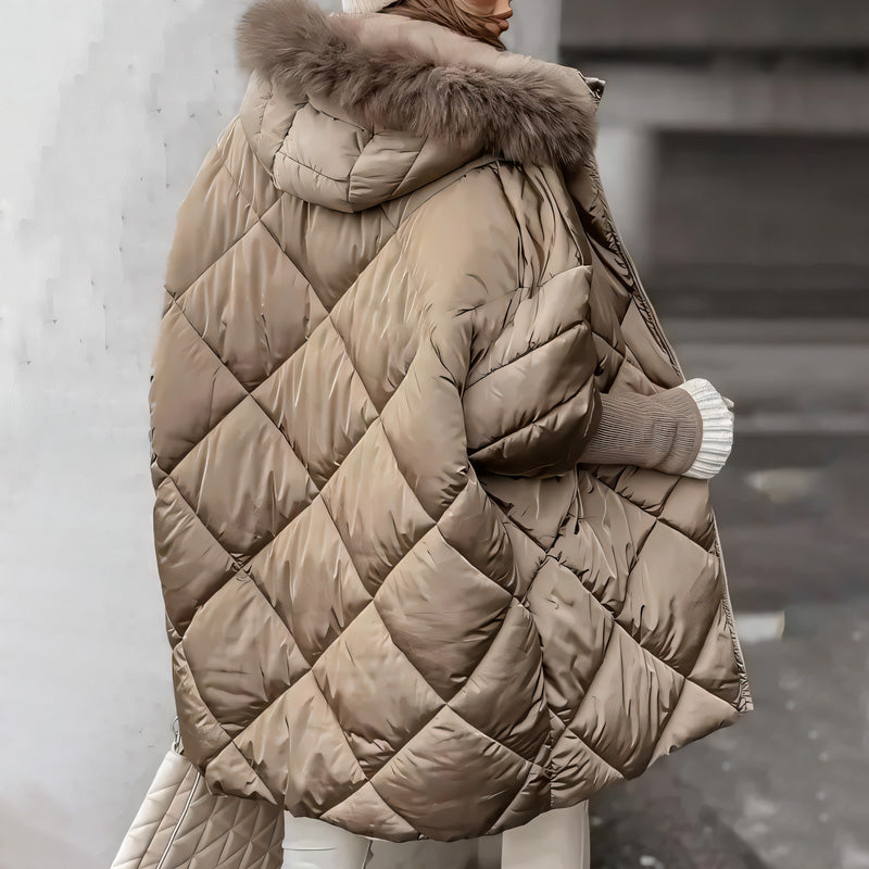 💥Winterschlussverkauf👉🔥Damen Midi parka with knitted sleeves❄️💝