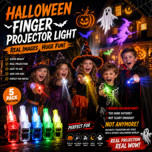 🌈 50% OFF – HOT SALE! ✨ Mini Colourful LED Finger Lights – Fun Party Glow Lights for Kids & Adults 🎉🖐️