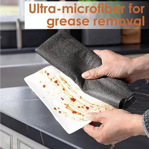👍LAST DAY 49% OFF🧼🌟Thickened Magic Microfiber Cloth (Set of 5 pieces)