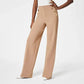 👖Three Lengths Available🍂High Stretch Tummy Control Button Wide Leg Trousers
