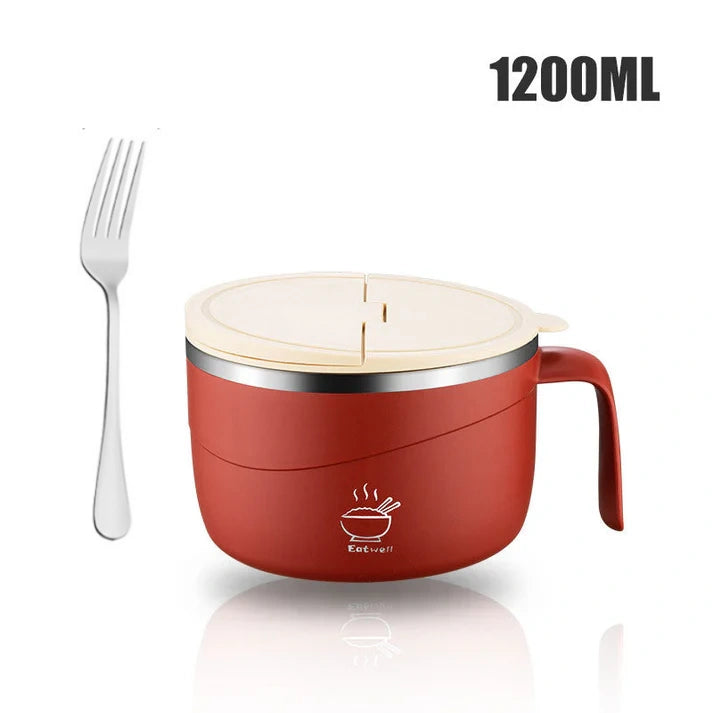 ⏳LAST DAY SALE 50% OFF💕304 Stainless Steel Multi-Purpose Anti-Scald Large-Capacity Instant Noodle Bowl