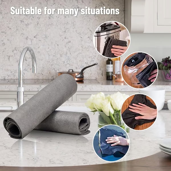 👍LAST DAY 49% OFF🧼🌟Thickened Magic Microfiber Cloth (Set of 5 pieces)