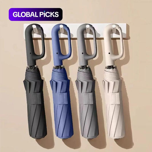 ⏳LIMITED-TIME 50% OFF! ☔ Automatic Folding Umbrella – Windproof 20-Rib Frame, One-Touch Open 💨 Waterproof & UV-Blocking, Compact Fit 🧳 Great for Daily Commute, Travel & All Weather ⛈️