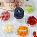 🏆LAST DAY SALE: ￡6.99!!⚡50K+ SOLD! Almost Gone-💥Electric Garlic Chopper, Mini Portable Veggie Cutter