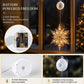 ⏳LAST DAY SALE ONLY ￡8.99!!🎄❄️ DIY Christmas Snowflake Suction Cup LED Lights ✨ | Battery Operated, Warm & Multi-Colour, Window Suction Lights, Christmas Home & Party Decor