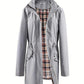 💖LAST DAY SALE 70% OFF🧥Women's Solid-Color Hooded Windbreaker Jacket🍃Drawstring Waist, Zip & Button Closure, Waterproof Long-Sleeve Casual Outerwear Coat for Spring & Fall
