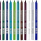 🏆 Last Day Special Price £14.99! 🌈14-Pack Waterproof Colored Gel Eyeliner Pencil – Metallic & Shimmer Finishes, Smudge-Proof（Pencil sharpener color is random）