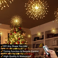 🎅Christmas Sale 49% OFF🎄Hanging Starburst Fairy Lights for Christmas