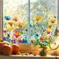 ✨LAST DAY SALE 49% OFF!-💐Colorful Floral Bouquet Window Sticker 🖼️