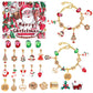 🎅Christmas Gift idea 50% OFF 🎁24-Day Christmas Bracelet Advent Calendar – DIY Jewelry-Making Kit for Girls