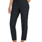 ⏳LIMITED OFFER 50% OFF🌞Women’s Fitted High-Waisted Zip-Pocket Trousers - 👖Lightweight, Breathable, Soft 26\"/27\" Ankle Pants with Zipper Pockets