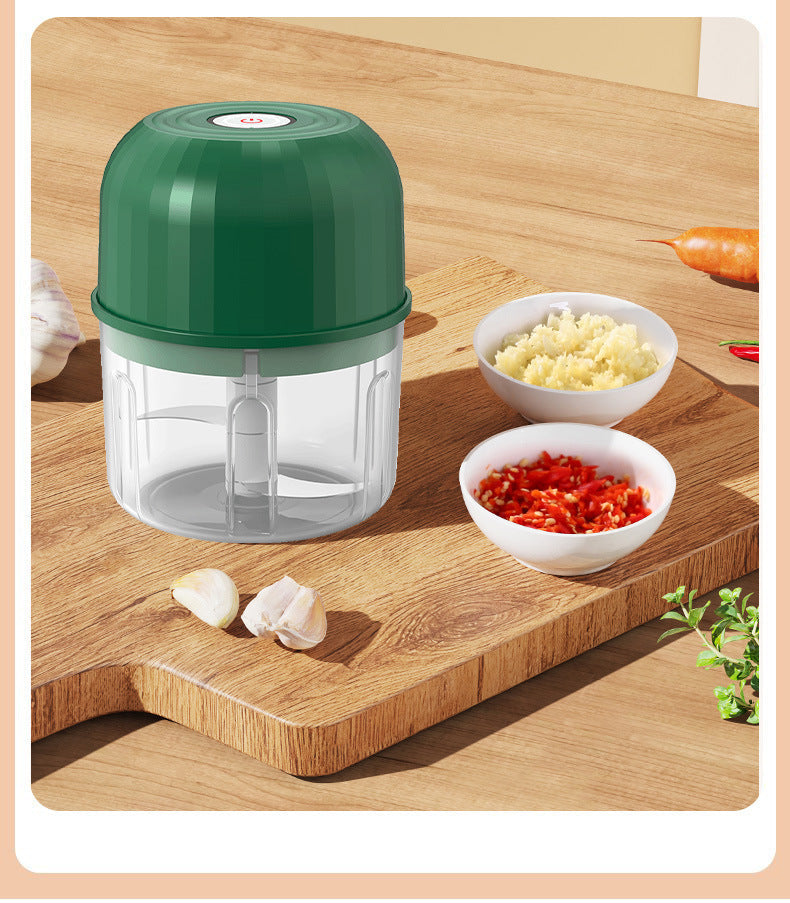 🏆LAST DAY SALE: ￡6.99!!⚡50K+ SOLD! Almost Gone-💥Electric Garlic Chopper, Mini Portable Veggie Cutter