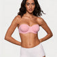 ⏳LAST WEEK SALE -ONLY £14.99!🖤💐Women's Convertible Strapless Minimiser Bandeau Bra Underwire Unlined for Large Bust
