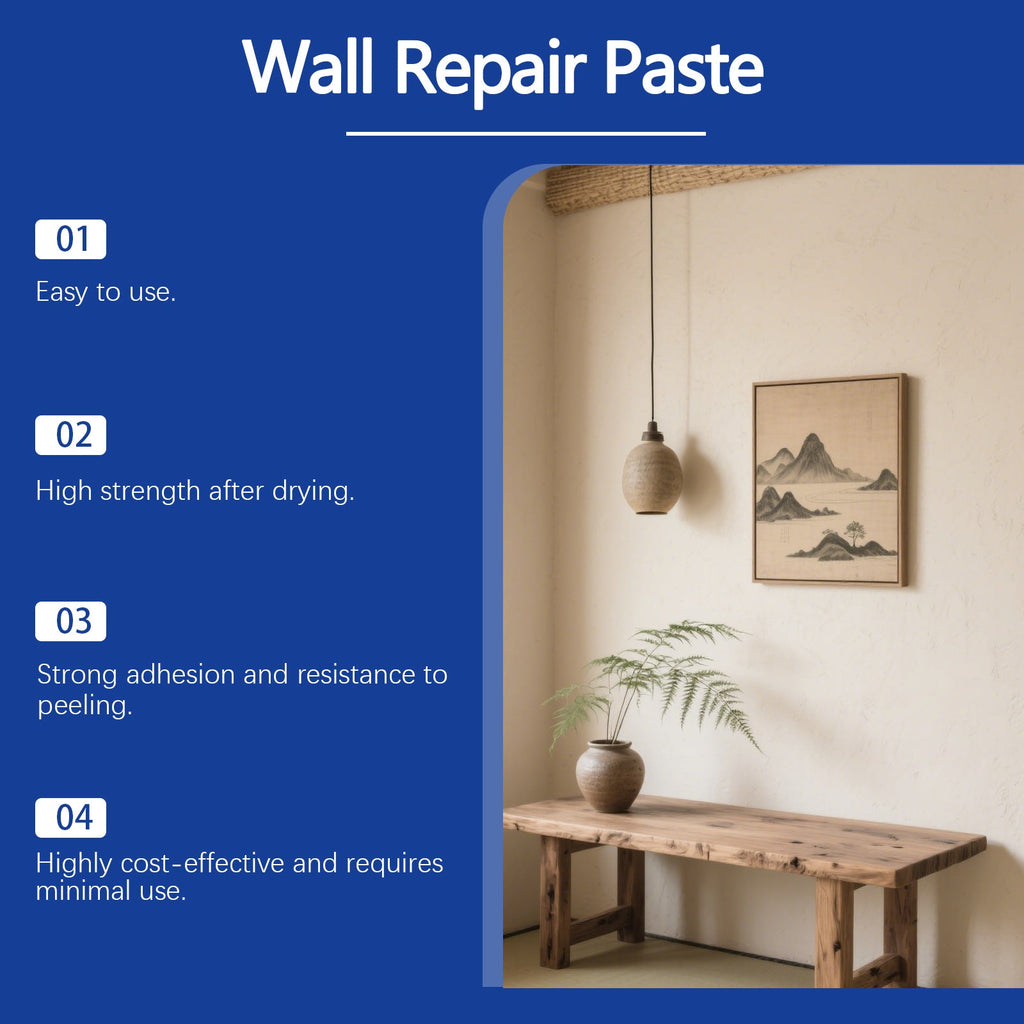 👍LAST DAY-BUY 1 GET 1 FREE🧱Efficient Drywall Repair Kit with Scraper🛠️✨