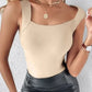 🏆Last Day Special Price ￡8.99!!💐Women's U Neck Camisole High Strechy Seamless Built-in Bra Padded Tank Tops