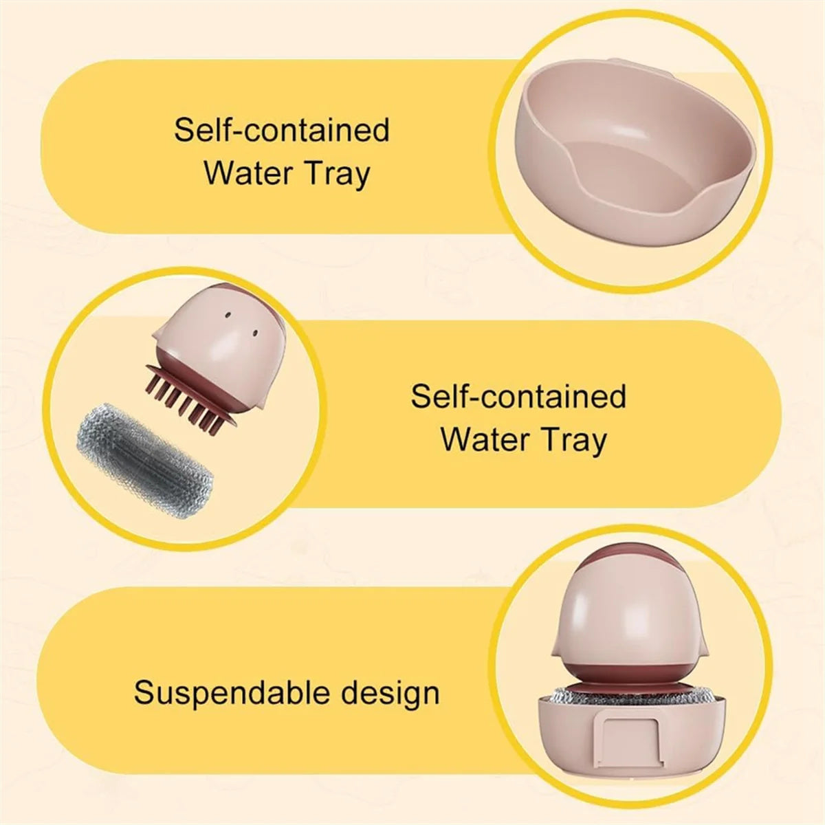 ⏰Super Discount-49% OFF🌟Automatic liquid filling dishwashing brush