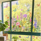 ✨LAST DAY SALE 49% OFF!-💐Colorful Floral Bouquet Window Sticker 🖼️