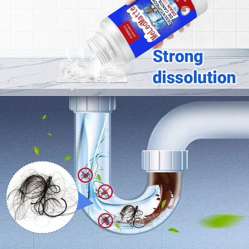 🏆 Last Day Special Price £9.99!!!🚰 Powerful Pipe Dredging Agent – Fast Clog Removal, Safe for Pipes & Multi-Use 🚰
