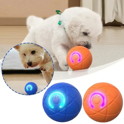 ⏳LAST DAY SALE 60% OFF !!🐾 Auto Bouncing Smart Pet Ball with Remote Control, 3 Play Modes, Durable Chew Resistant E-TPU Interactive Dog Toy, USB-C Rechargeable Glowing Ball for Dogs🎾