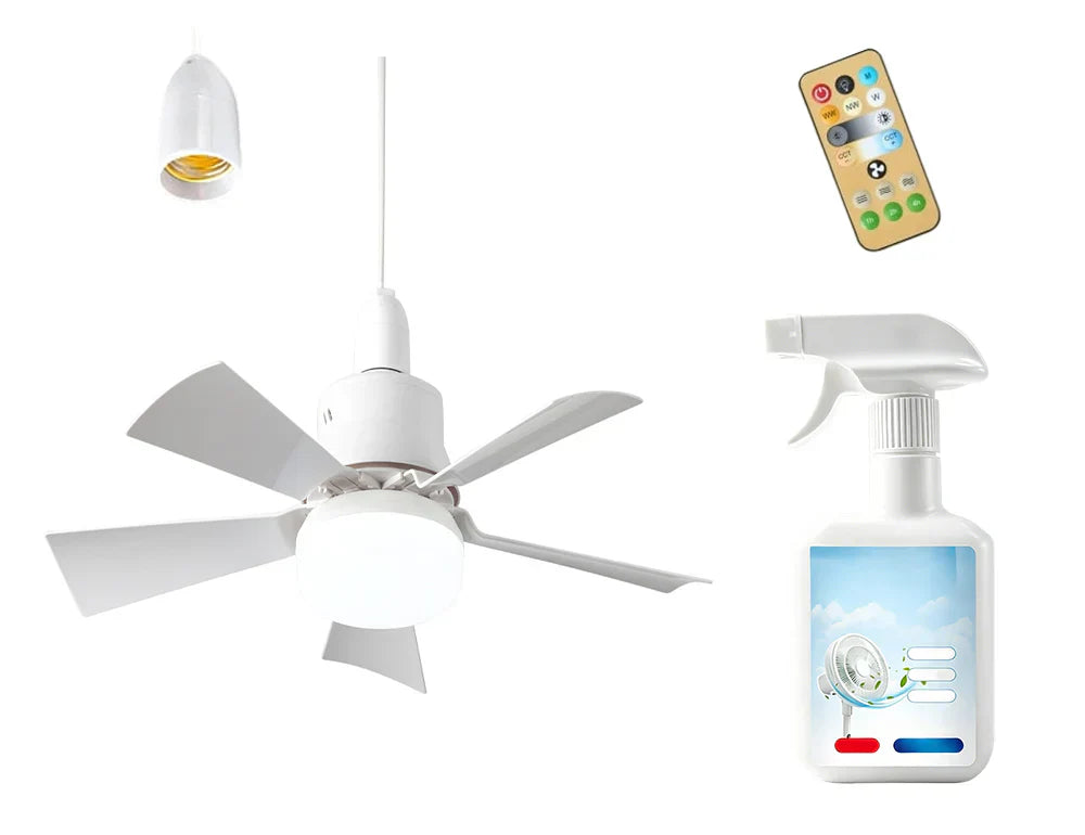 🏆LAST DAY SALE 49% OFF🔥SmartBreez™ 40W LED Ceiling Fan Light – 20.5” Ultra-Quiet with Remote 🎯 | E27 + FREE B22 Adapter 🔌 | For Bedroom 😴, Kitchen 👩‍🍳 & Garage 🛠️ – UK Ready! 🇬🇧