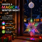 ⏳LAST DAY SALE ONLY ￡8.99!!🎄❄️ DIY Christmas Snowflake Suction Cup LED Lights ✨ | Battery Operated, Warm & Multi-Colour, Window Suction Lights, Christmas Home & Party Decor