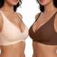 💗LIMITED TIME SALE 50% OFF⚡50K+ SOLD💕 Jelly Wireless Womens Comfortable Wireless Bras Push Up Bralettes Seamless Tshirts Bras Deep V Everyday Bras