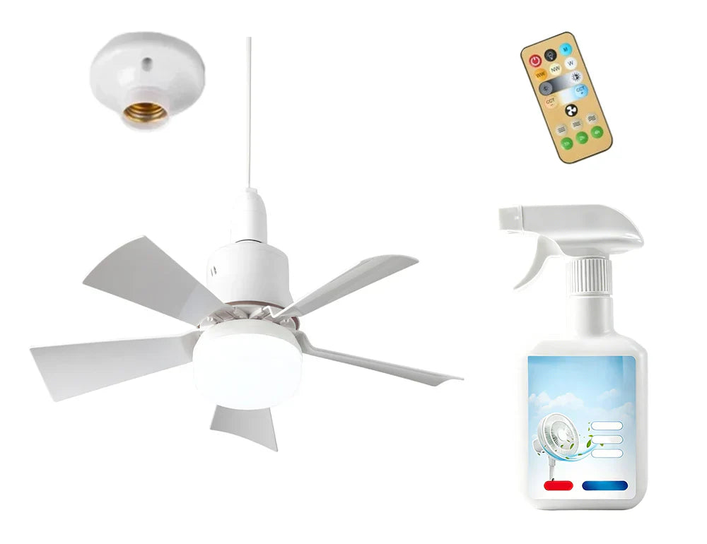 🏆LAST DAY SALE 49% OFF🔥SmartBreez™ 40W LED Ceiling Fan Light – 20.5” Ultra-Quiet with Remote 🎯 | E27 + FREE B22 Adapter 🔌 | For Bedroom 😴, Kitchen 👩‍🍳 & Garage 🛠️ – UK Ready! 🇬🇧