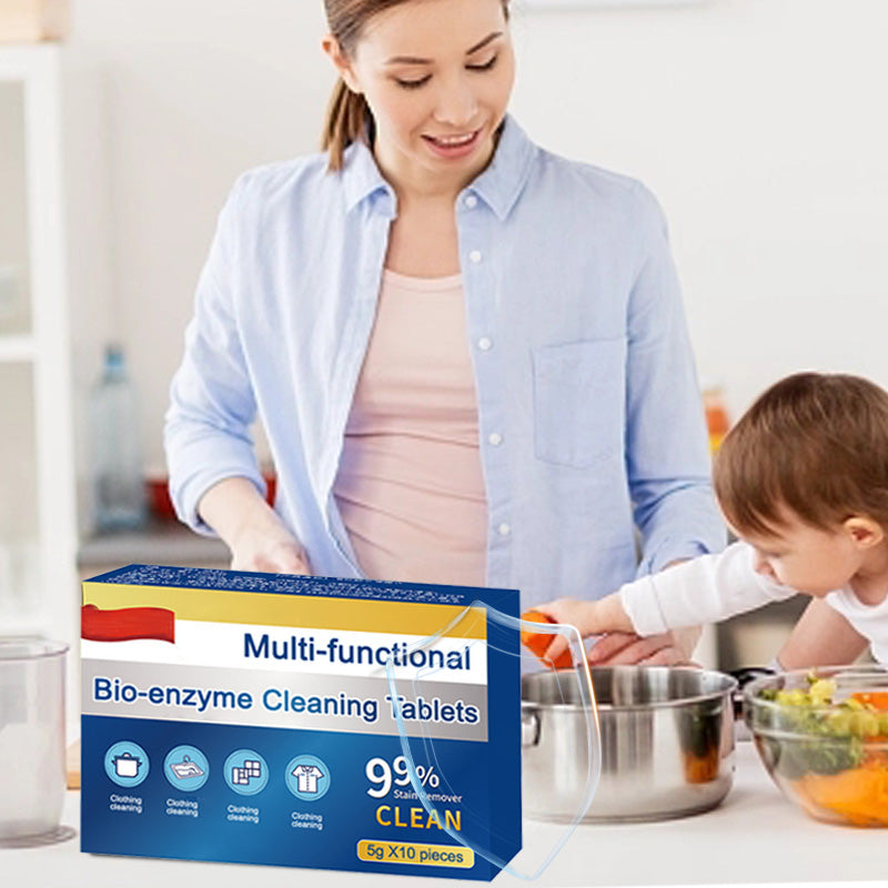 🔥BUY 1 GET 1 FREE（2 Boxes😍20 pcs)🔥Multi-functional Bio-enzyme Cleaning Tablets