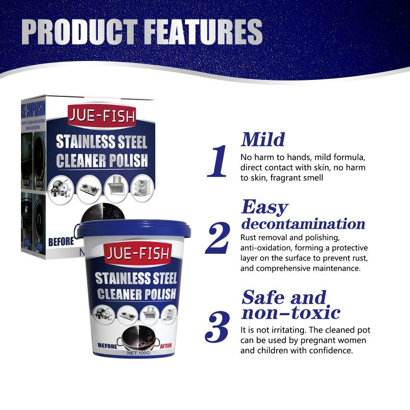 🔥Last Day - 49% OFF🔥Magical Nano-Technology Stainless Steel Cleaning Paste
