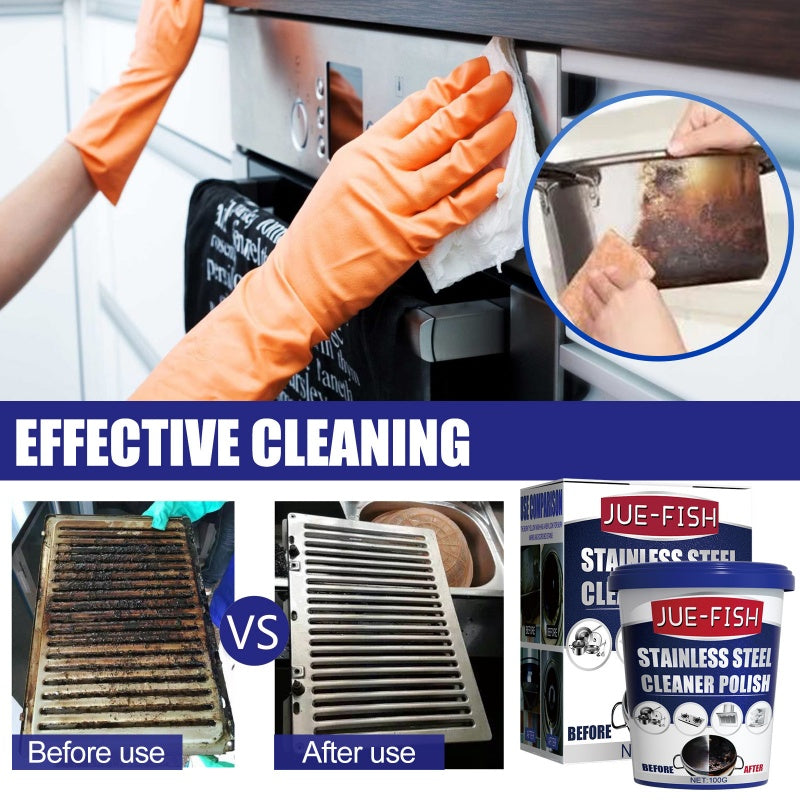 🔥Last Day - 49% OFF🔥Magical Nano-Technology Stainless Steel Cleaning Paste