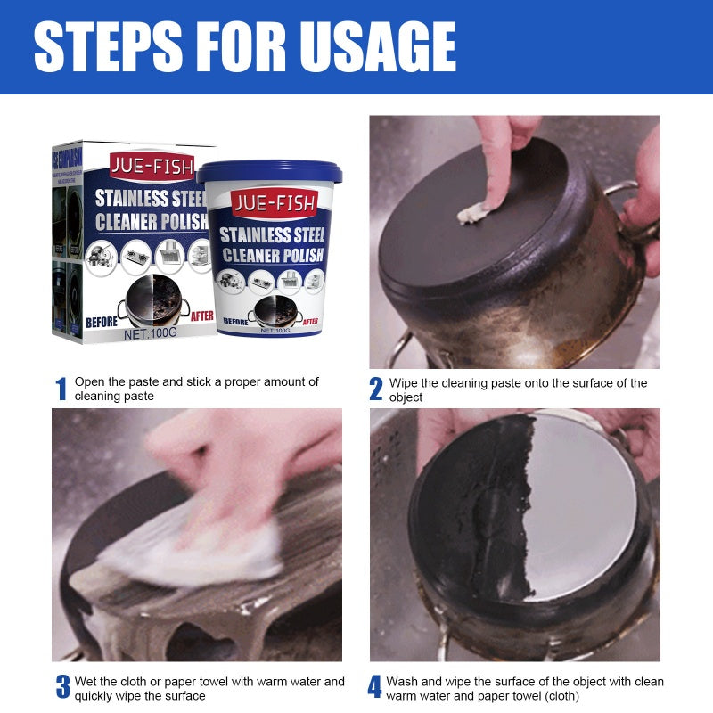 🔥Last Day - 49% OFF🔥Magical Nano-Technology Stainless Steel Cleaning Paste