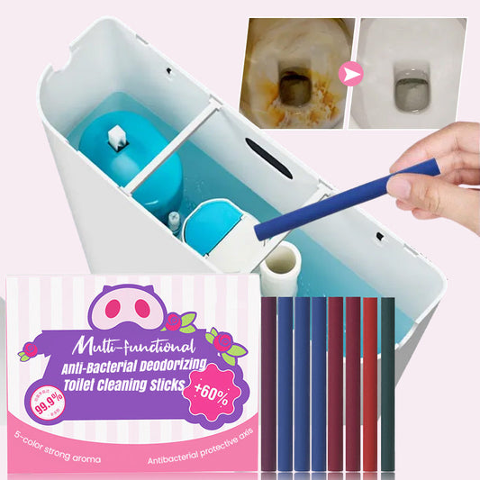 ✨Last Day Sale-🥰Buy 3 get 5 free & Only ￡0.32/pcs🔥Multi-functional Anti-Bacterial Deodorizing Toilet Cleaning Sticks🌈
