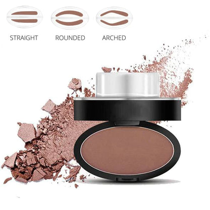 🥳Last Day Buy 1 Get 1 Free Special Price:£9.99!!💞Eyebrow Stamp Powder with Brush – Press & go, perfect brows in seconds. Waterproof, 24h wear, no salon needed. A beauty game‑changer! 💄🌸