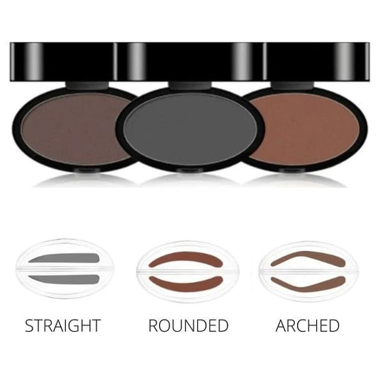 🥳Last Day Buy 1 Get 1 Free Special Price:£9.99!!💞Eyebrow Stamp Powder with Brush – Press & go, perfect brows in seconds. Waterproof, 24h wear, no salon needed. A beauty game‑changer! 💄🌸