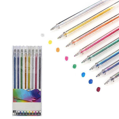 ⏳Last Day Special Price:£6.99!!!💥🎁Glitter Gel Pen Set – Smooth Writing 🎨