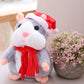 🐹 Last Day Special Price £9.99! ！✨Talking Hamster Plush – repeats whatever you say, auto head-shaking, hilarious fun for kids & adults.🎁